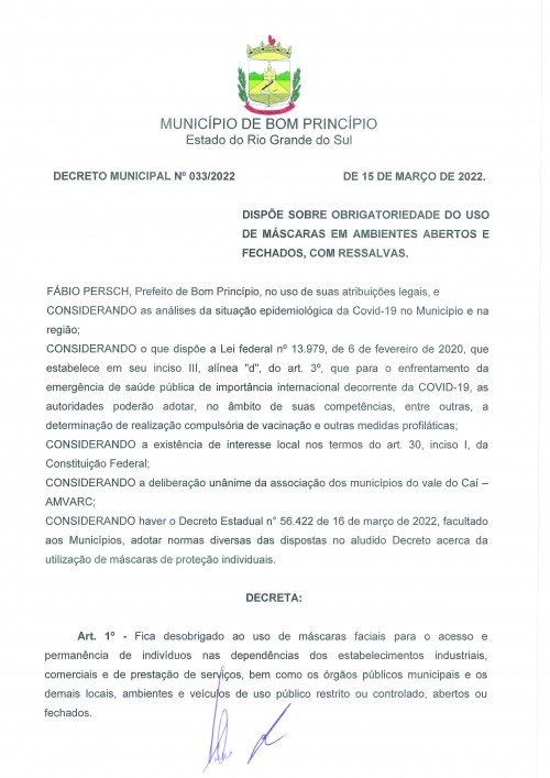 confira-redacao-do-decreto-que-faculta-o-uso-das-mascaras