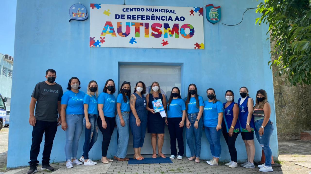 Integrantes da Secretaria de Educação e Cultura de Palotina realizam visita no Centro Educacional Municipal de Referência ao Transtorno do Espectro Autista de Paranaguá