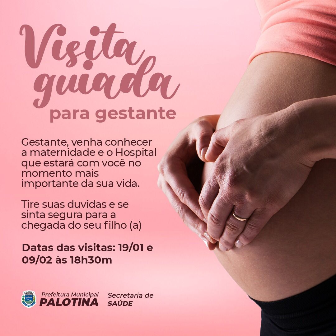 Visita guiada ao Hospital Municipal de Palotina leva gestantes a conhecerem a maternidade