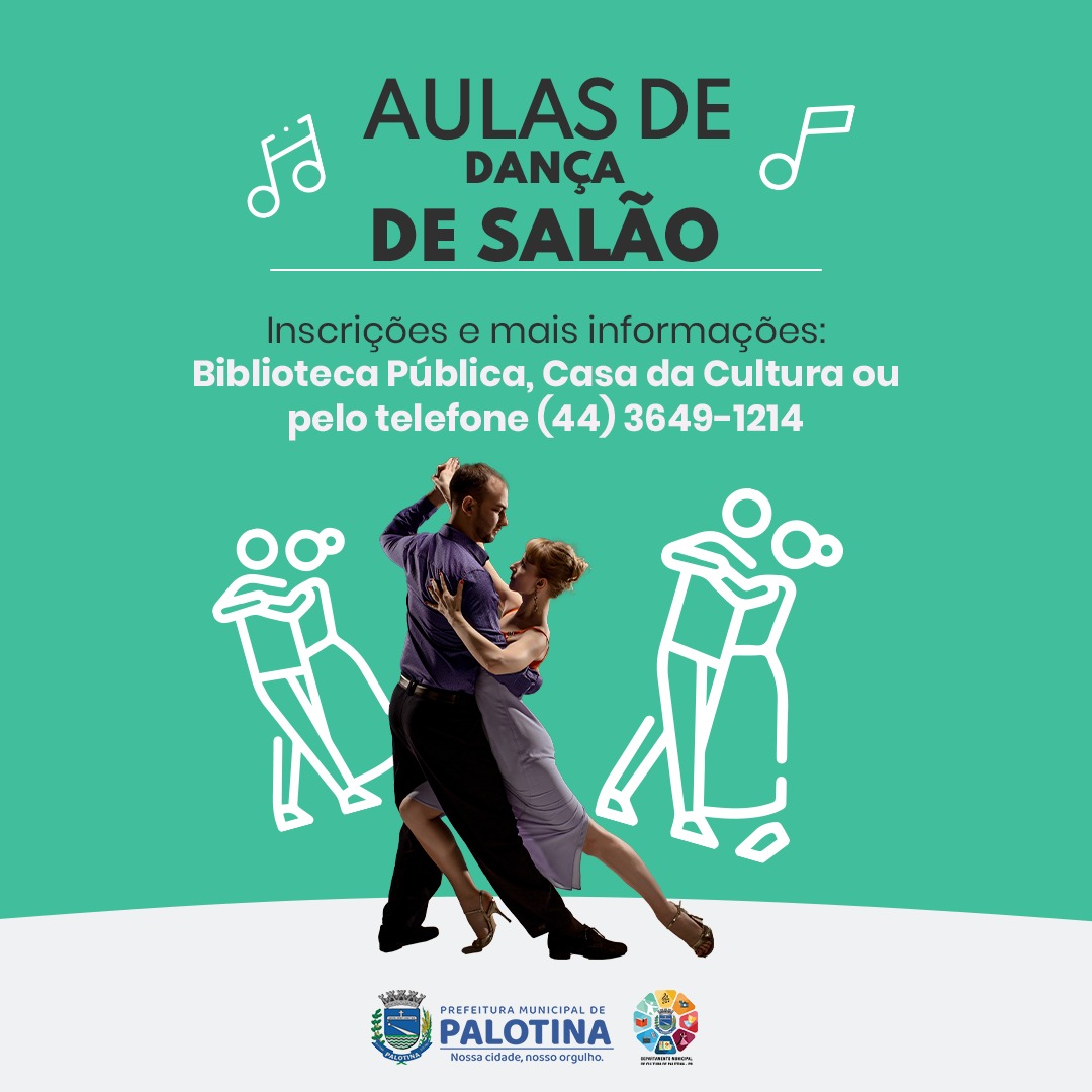 DEPARTAMENTO DE CULTURA Aulas de Dança de Salão terá inicio no próximo dia 20/03