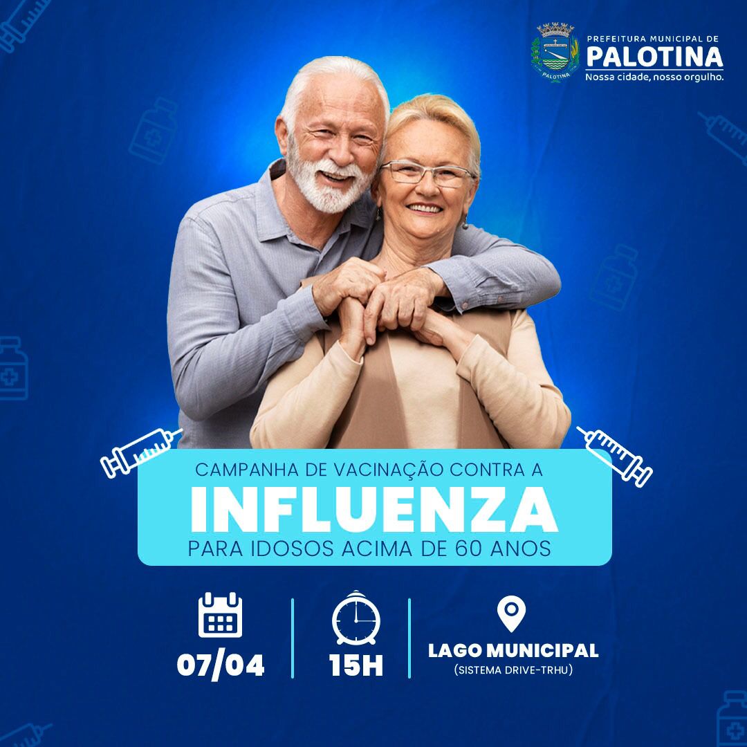 INFLUENZA Palotina vai lançar campanha de vacinação no dia 07 de abril