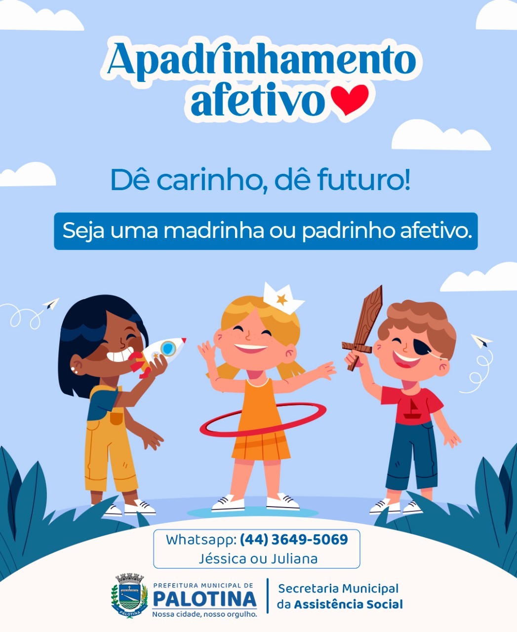 ASSISTÊNCIA SOCIAL Vínculo, afeto e convivência traduzem  o que é Apadrinhamento Afetivo