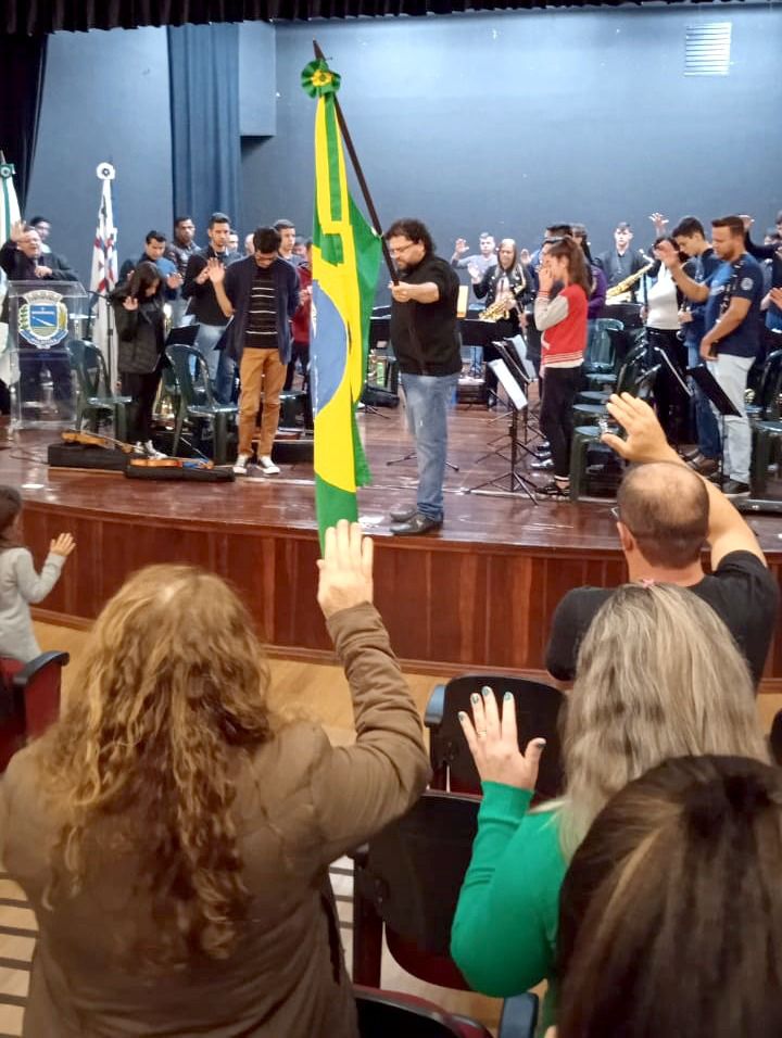 SINFÔNICA/COPEP Oração abençoa a Bandeira do Brasil