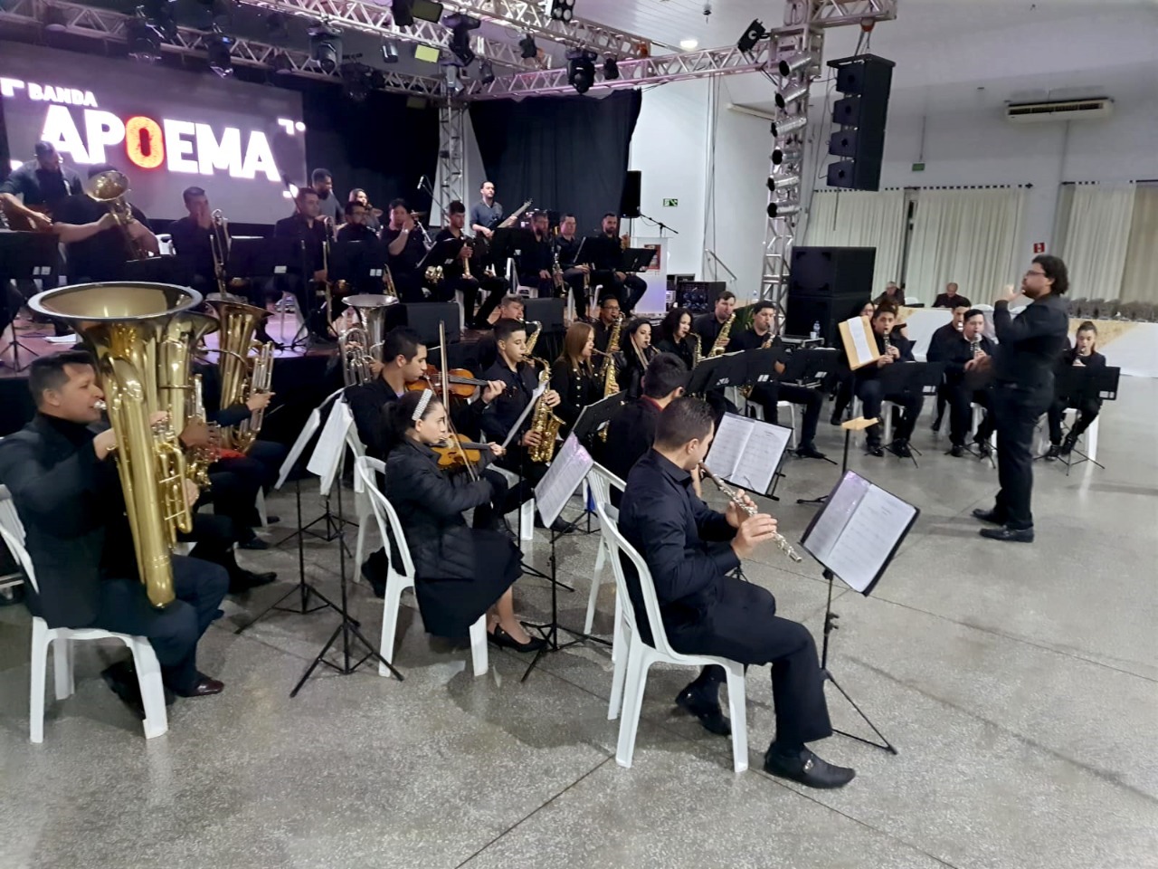 SEMANA DA FAMÍLIA  Banda Sinfônica de Palotina vai se apresentar na Escola Percicoti