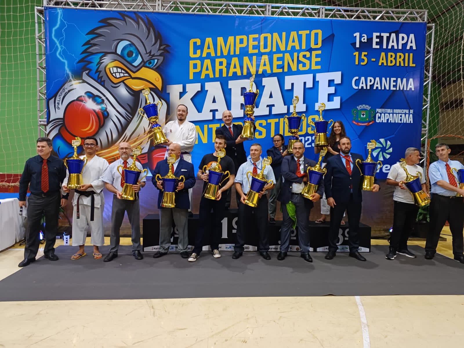 Equipe de Karatê palotinense participa de etapa estadual