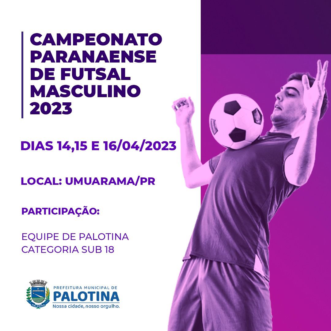 PALOTINA Confira a agenda semanal da Secretaria de Esportes