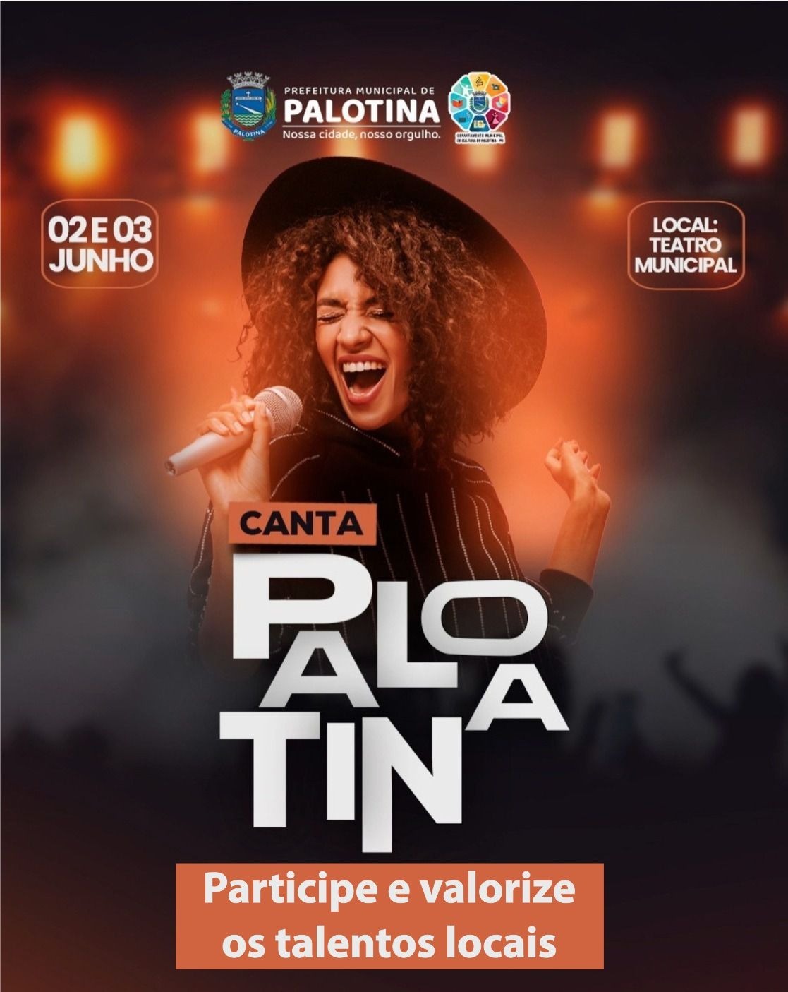 Festival de Música Canta Palotina acontece nos dias 02 e 03 de junho