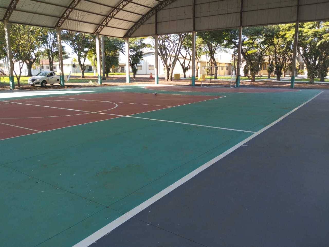Palotina investe em melhorias na quadra de esportes de Vila Paraíso  
